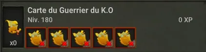 Avis de recherche le Guerrier du K.O