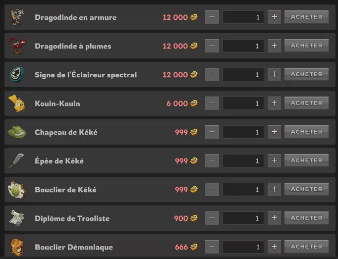 Présentation de la màj 2.73 dofus