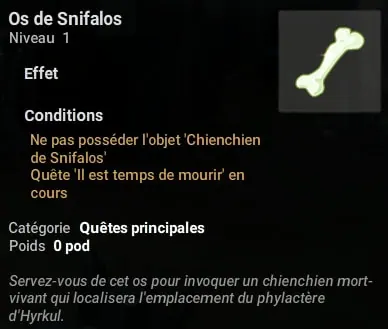quête Il est temps de mourir