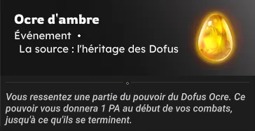 Saison Ocre dofus