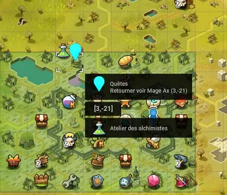 quête Partie de chasse dofus