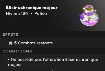 les anomalies temporelles dofus élixir uchronique