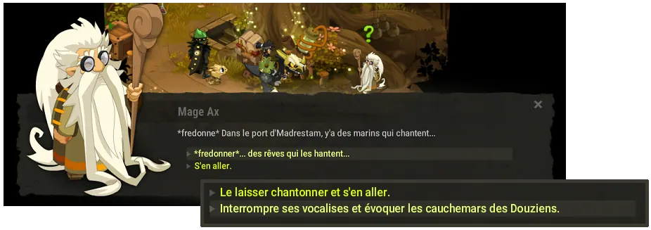 quête Cauchemars prémonitoires