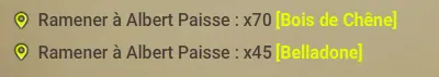 quête Toucher le fond