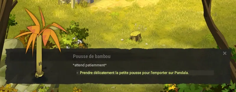 quête Rester planté là dofus