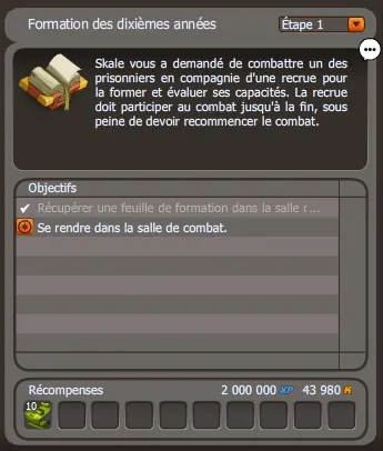 Formation des huitièmes années