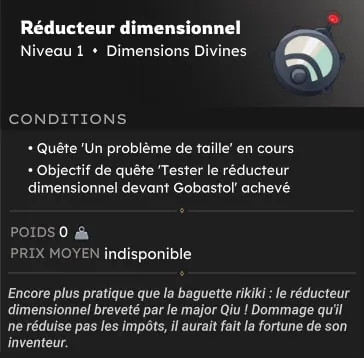 Un problème de taille