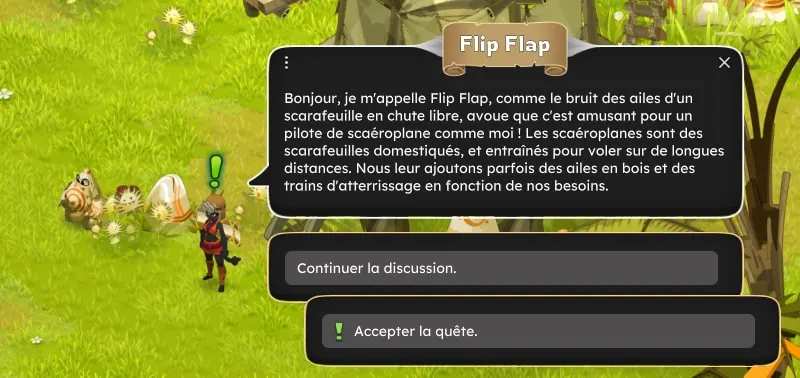 quête un autre moyen de transport