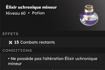 les anomalies temporelles dofus élixir uchronique