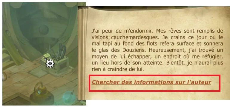 Toucher le fond dofus