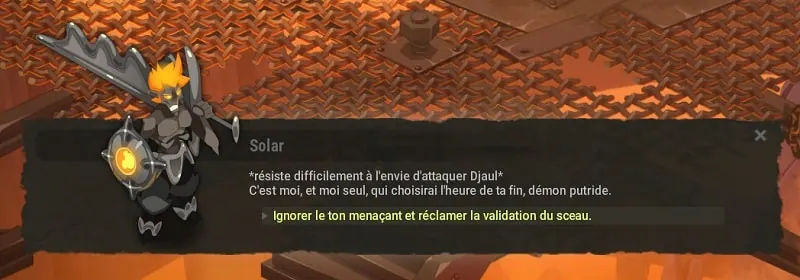quête Qui nous protège du Protecteur dofus