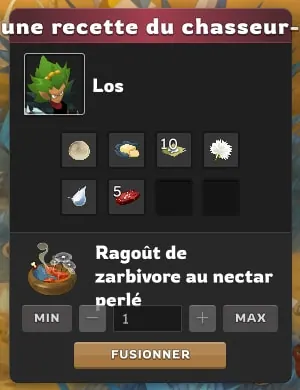 quête Le gourmet solitaire dofus