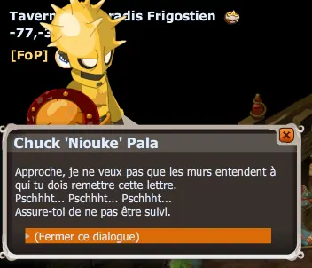 quête Sixième postage dofus