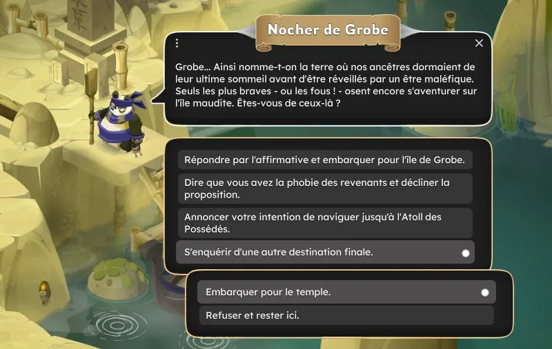 quête Examen de passage
