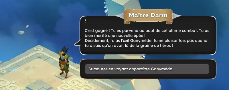 quête Sous le regard des dieux dofus