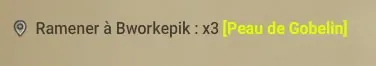 quête Manque de peaux dofus