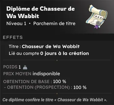 événement Chasseur de Chaos dofus