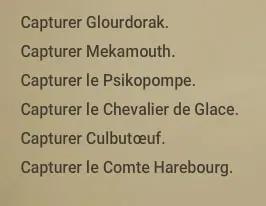 Avis de recherche Glourdorak