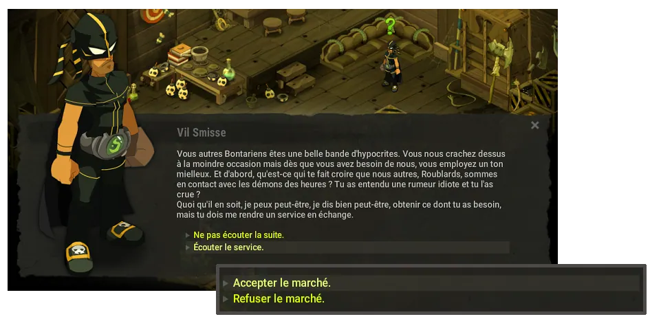 quête Vol du Temps dofus