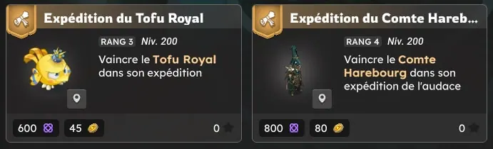 Expéditions de guilde dofus