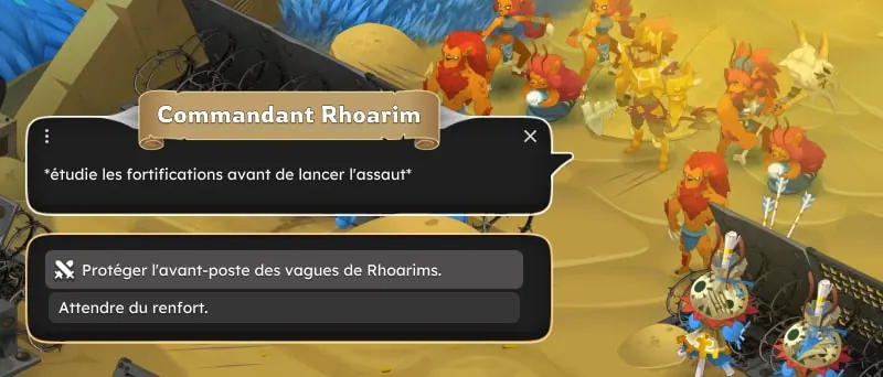 quête Quarante rugissants