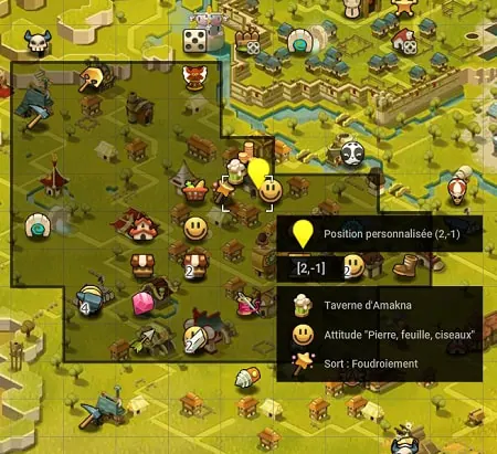 apprendre attitude pierre feuille ciseaux dofus