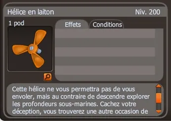 hélice en laiton