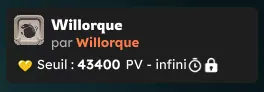 Gouffre du Gigalodon vaincre willorque