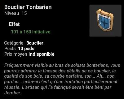 présentation mise à jour 2.71 bouclier tonbarien