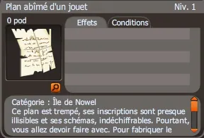 plan abimé d'un jouet