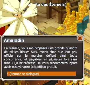 Reconnaissance de dettes dofus