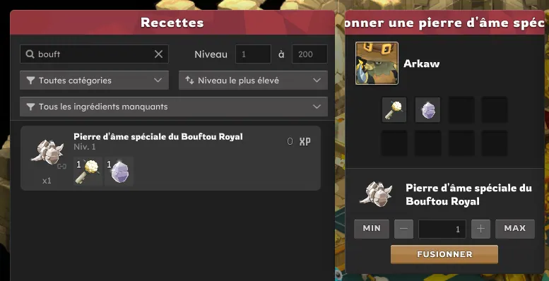 quête Gladiateur dans l'âme dofus