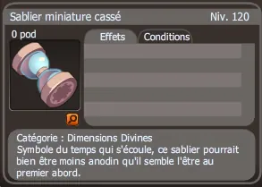sablié miniature cassé
