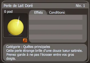 perle de lait doré