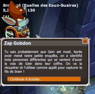 quete La voix de son maitre dofus