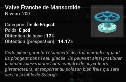 valve étanche de mansordide