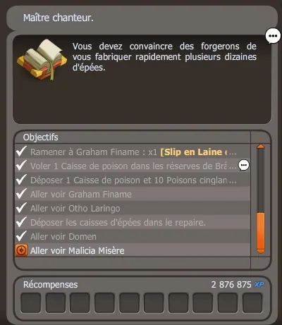 Maître chanteur dofus