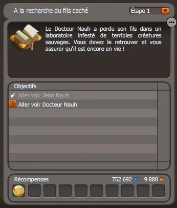 quête Le fils caché