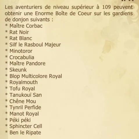 quête Coeur brisé