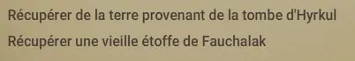 quête Il est temps de mourir