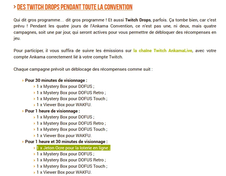 Comment obtenir des jetons Ocre dofus