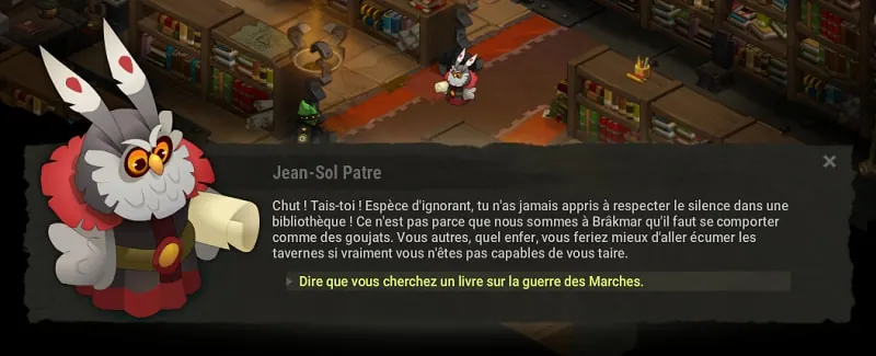 Quête la guerre des marches