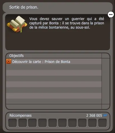 quete À la rescousse d'un incapable dofus