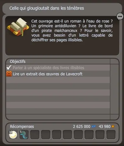 Celle qui glougloutait dans les ténèbres