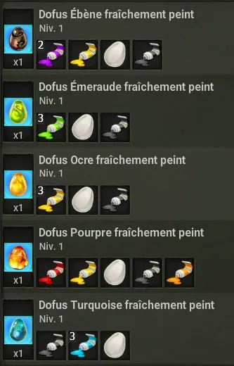 quête Les oeufs oubliés dofus