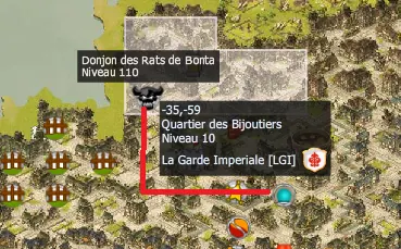 position Donjon des Rats de Bonta