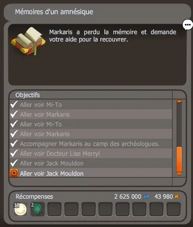 Mémoires d'un amnésique