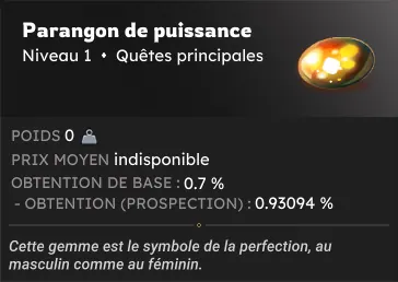 Drop rare parangon dofus