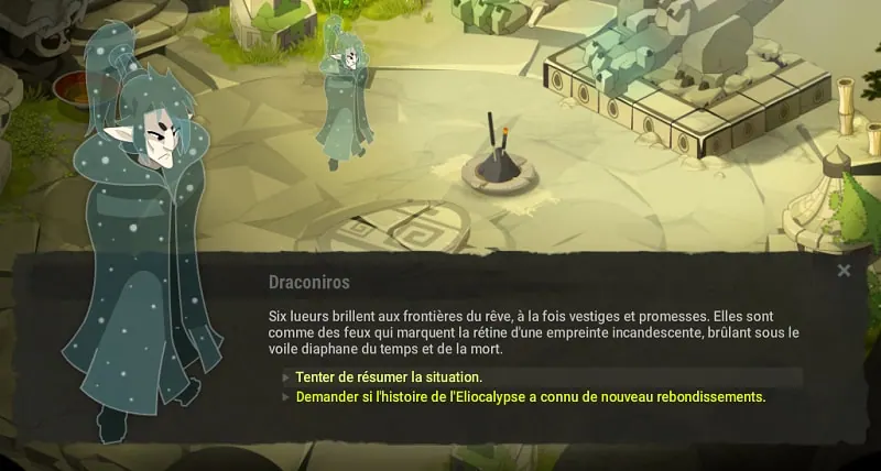 quête Descendre aux cendres
