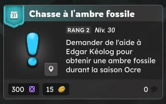 Saison Ocre dofus souvenir